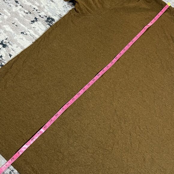 Carhartt Shirt Mens 2XLT Brown Pocket Crewneck Heavyweight Work Loose Fit K87 - Picture 7 of 7